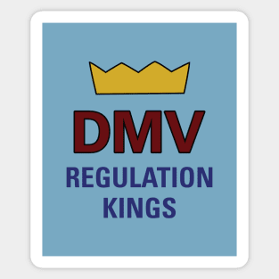 DMV Regulation Kings Sticker